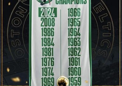 Boston Celtics con 18 campeonatos de la NBA